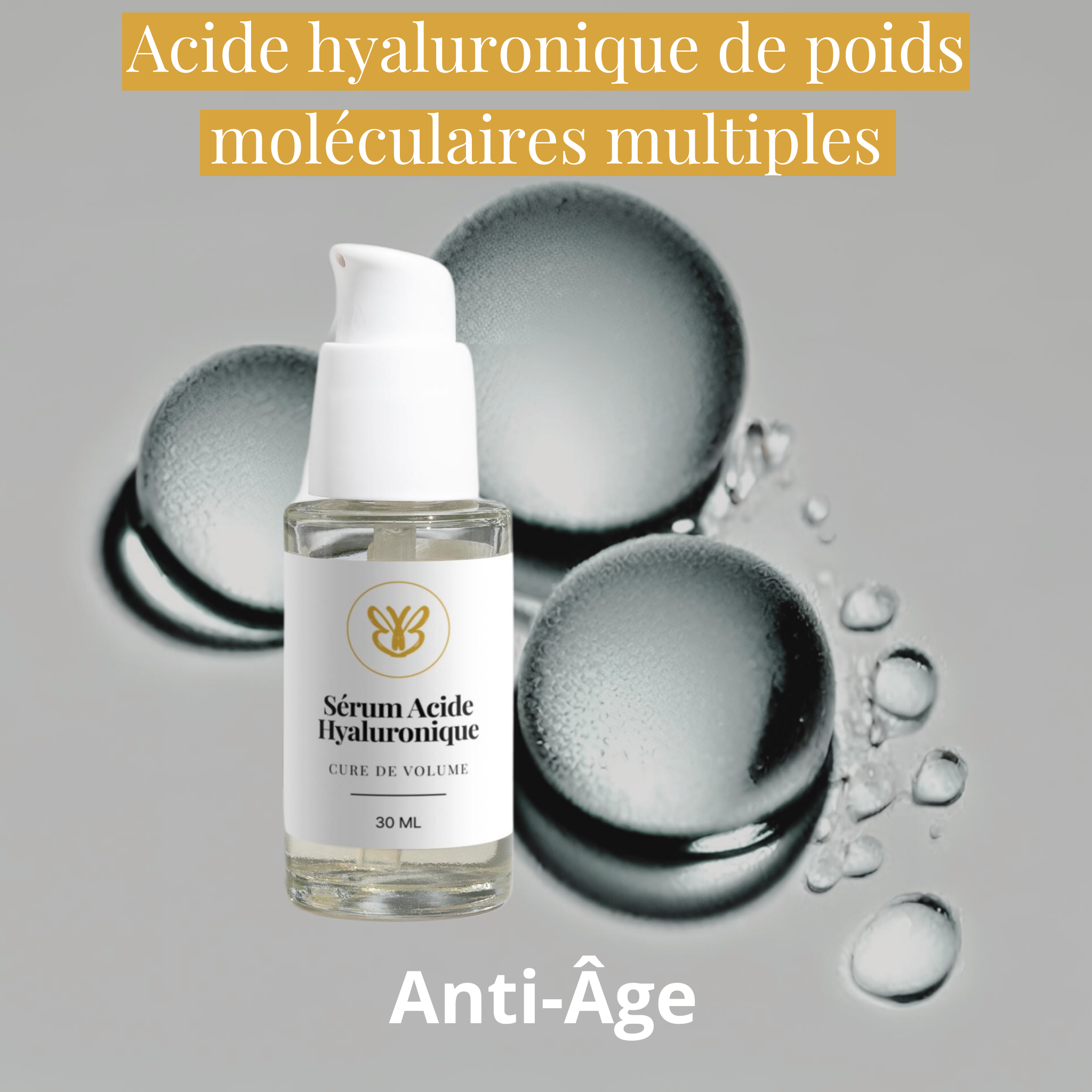 Acide hyaluronique de poids moléculaires multiples