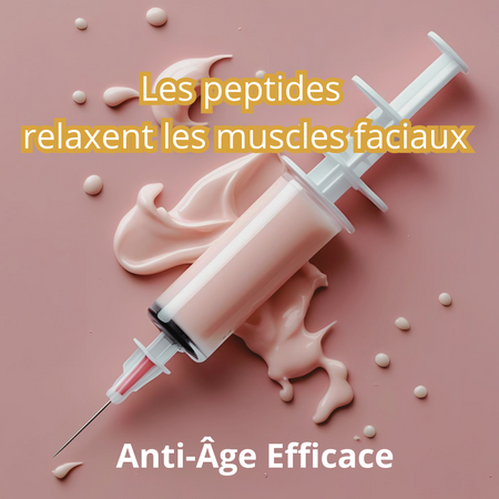 Les peptides relaxent les muscles faciaux et détendent les traits