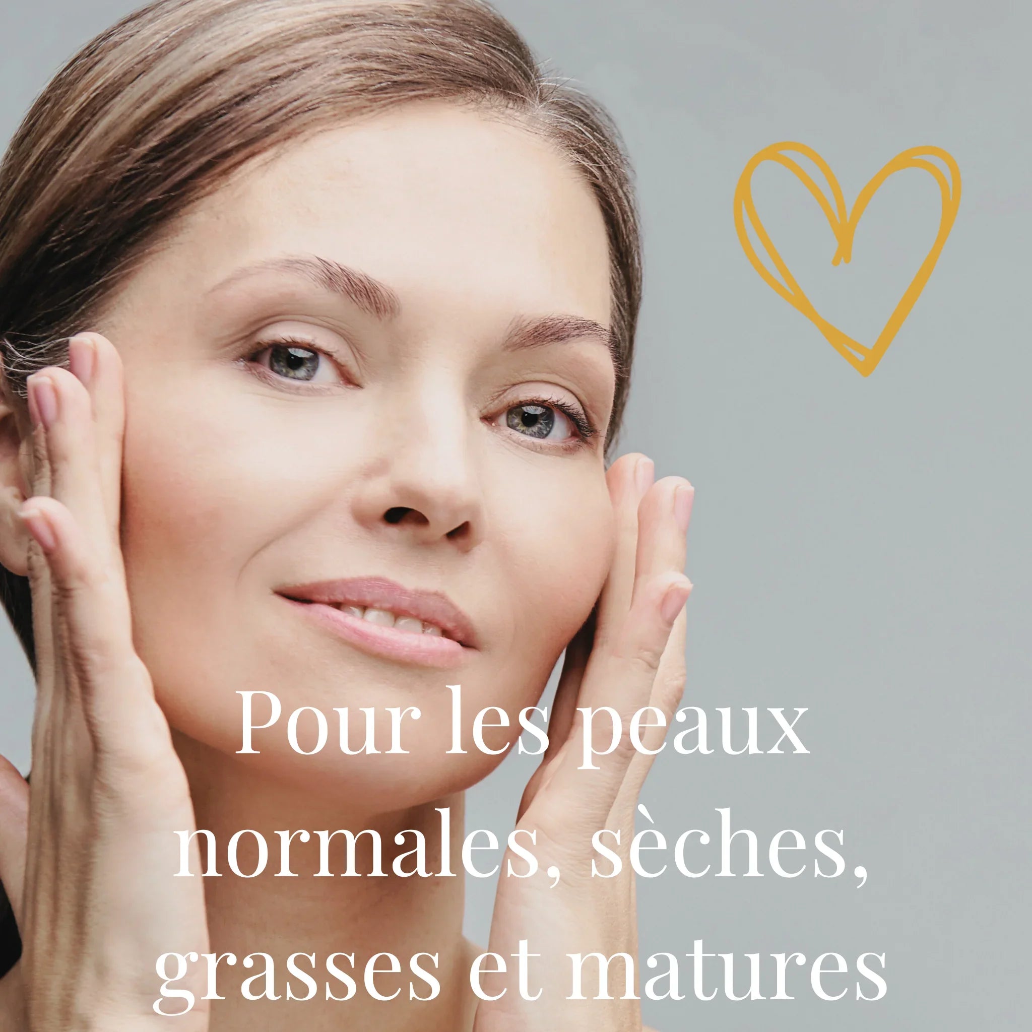 Texture fine du soin contour yeux naturel