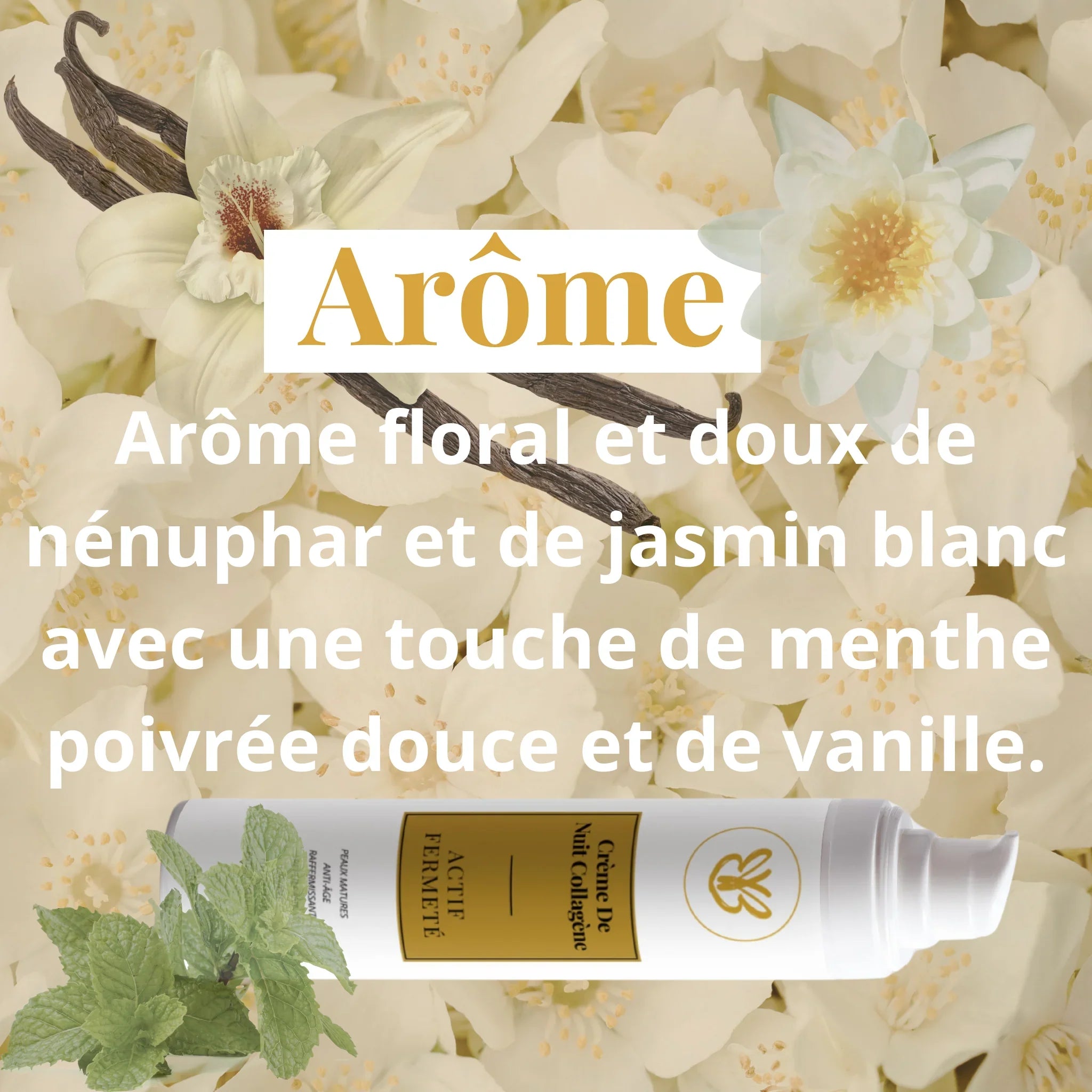 Arôme floral et doux de nénuphar et de jasmin