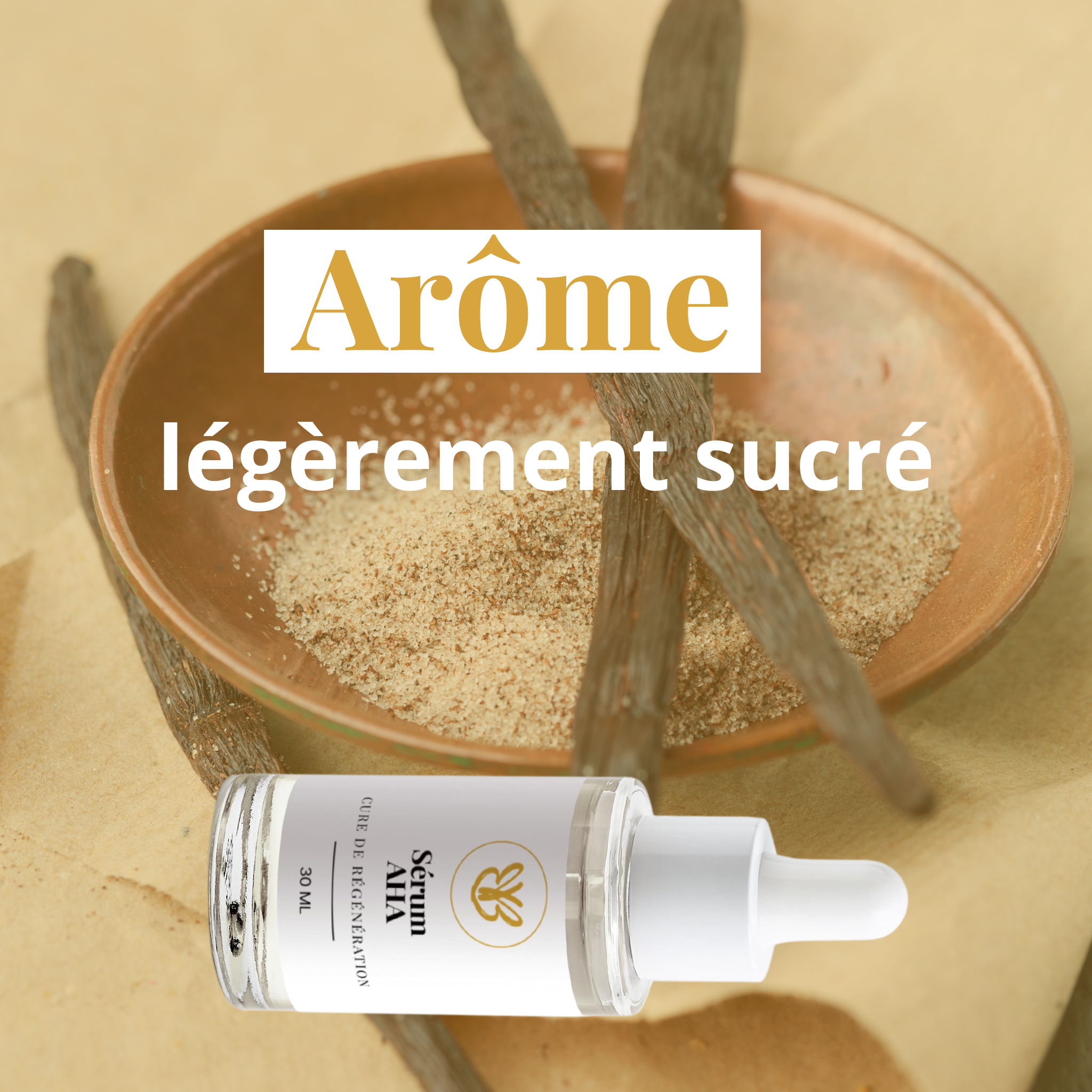 Arôme légèrement sucré
