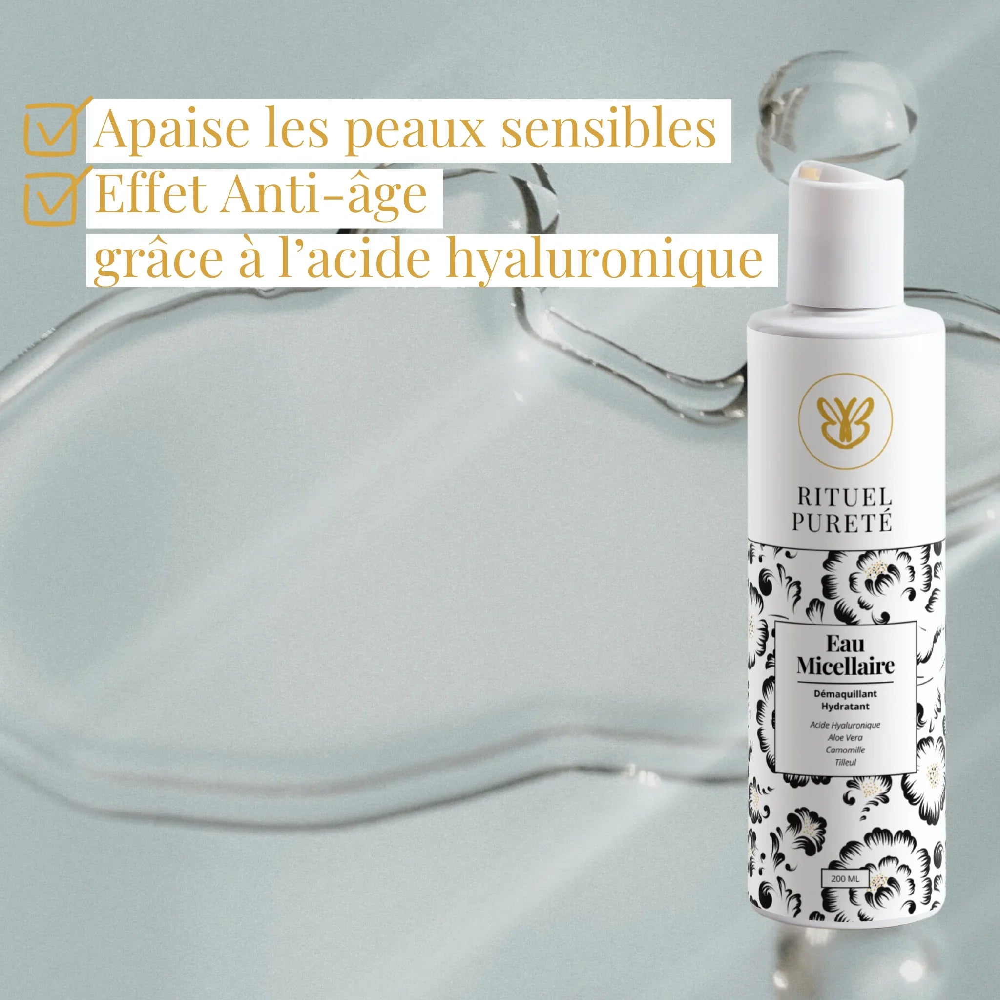 Démaquillage doux et efficace pour peaux matures