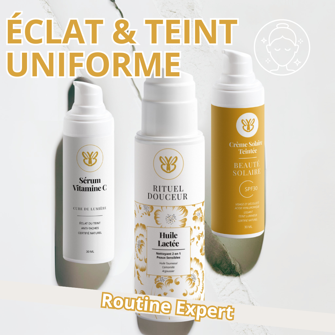 Trio éclat et protection pour peaux matures