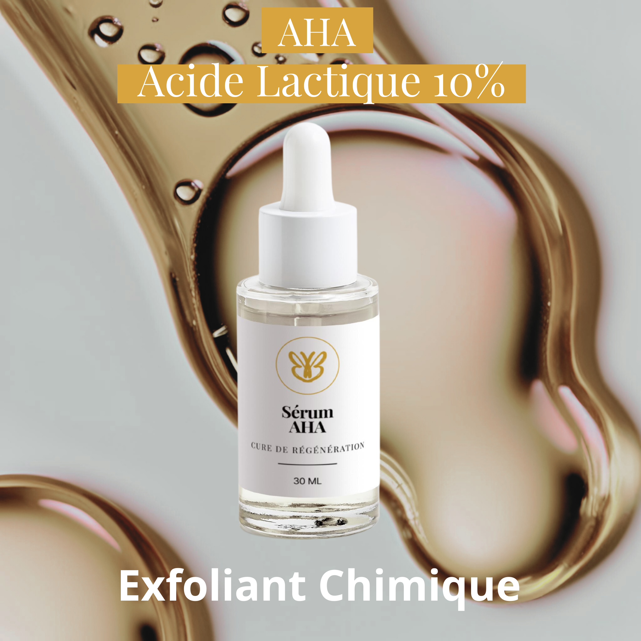 Soin à 10 % d’acide lactique d’origine naturelle