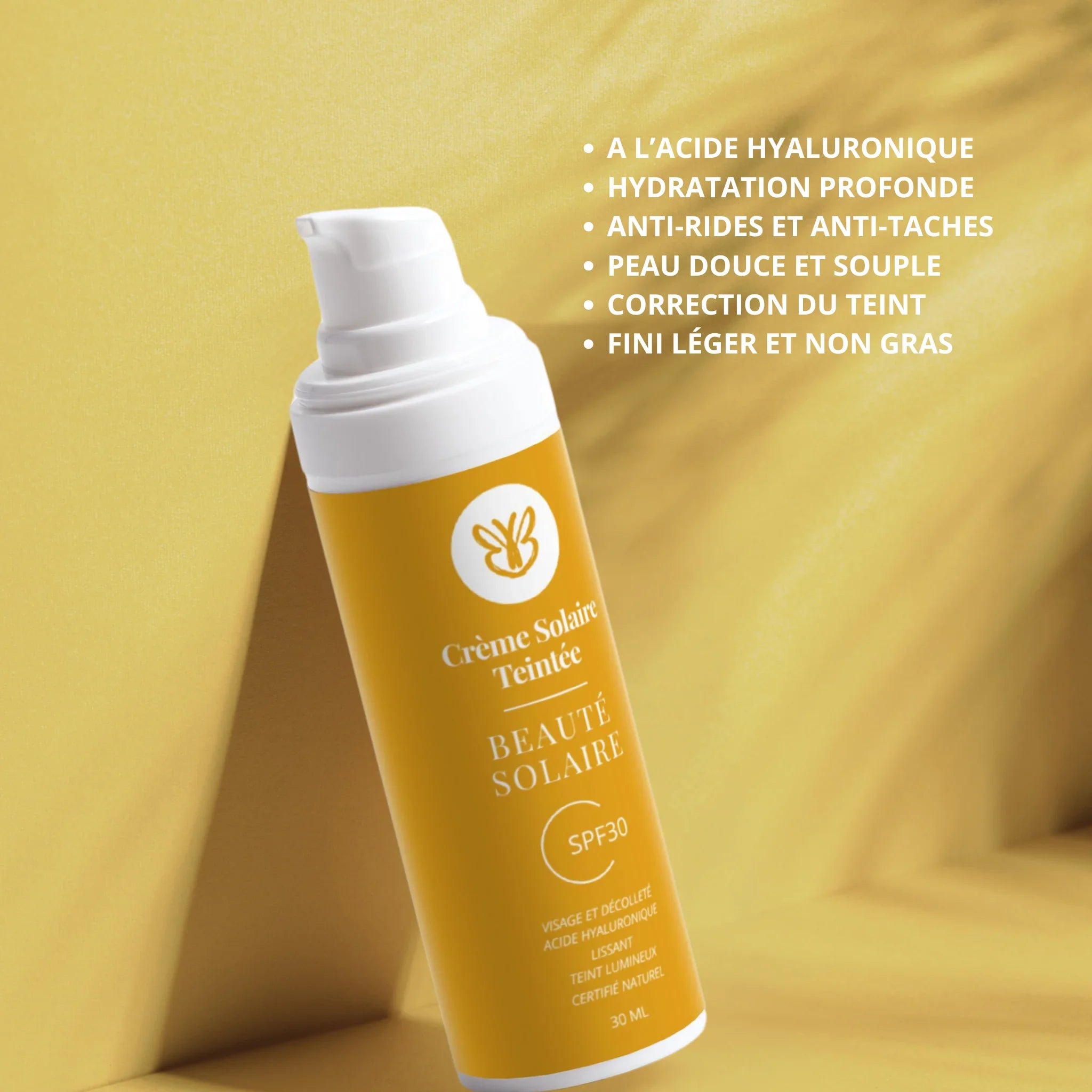 Teinte naturelle pour unifier le teint sans effet masque