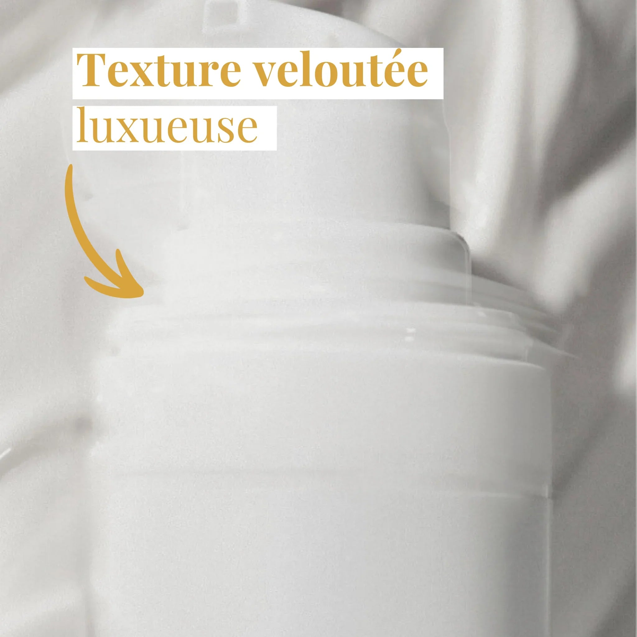 Zoom sur la texture et l’éclat après application