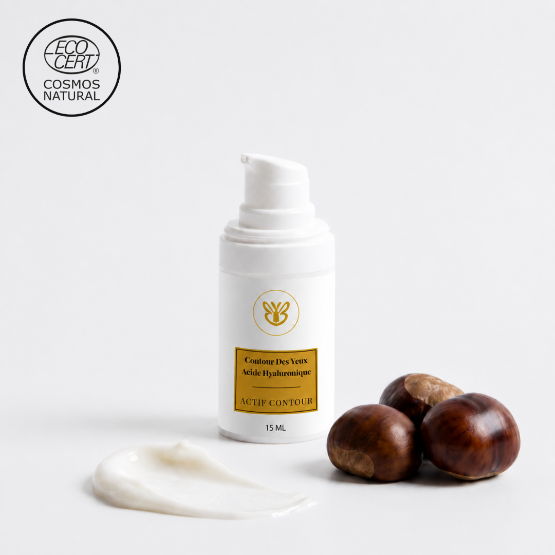Soin contour des yeux à l'acide hyaluronique pour lisser les ridules