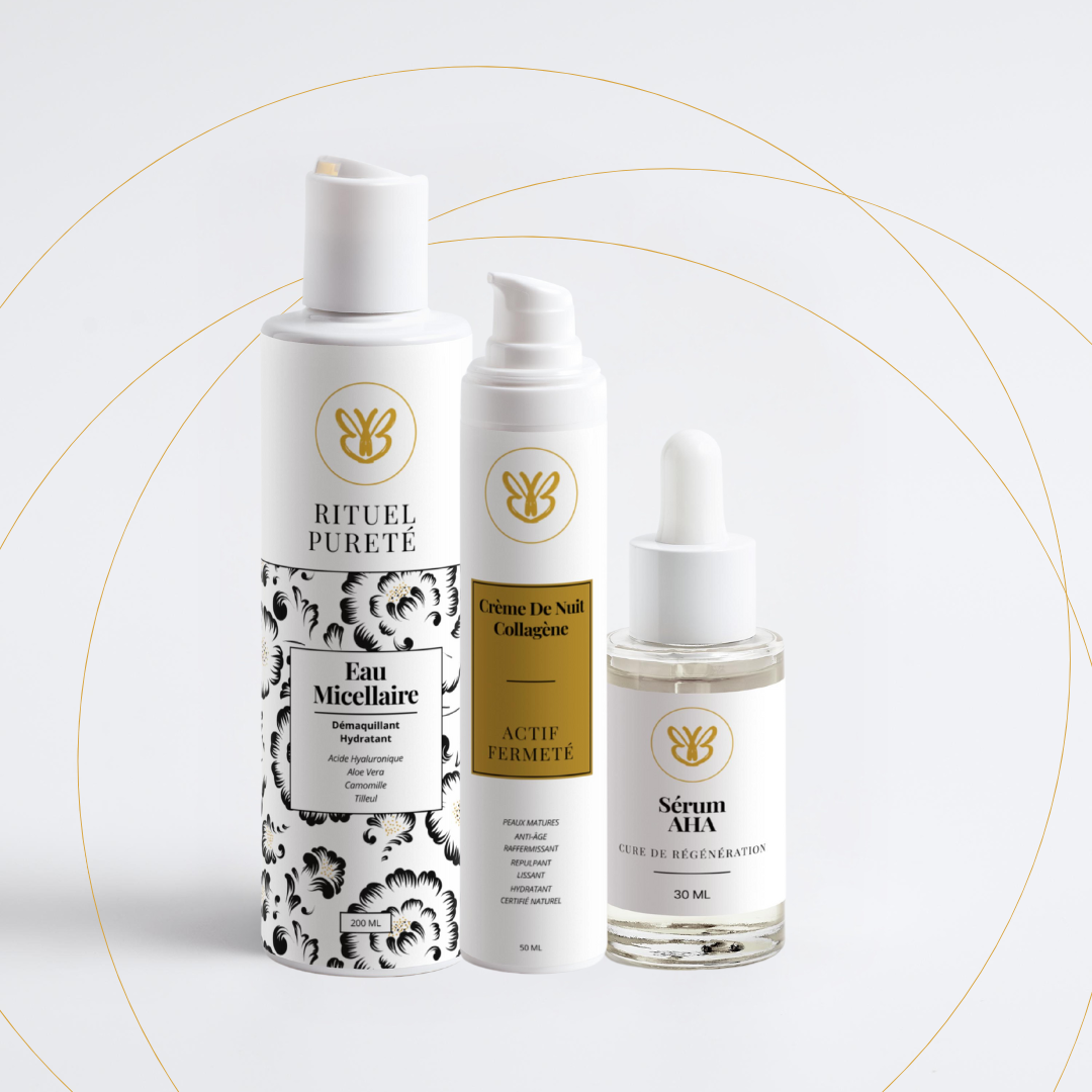 peau lissée et pores resserrés