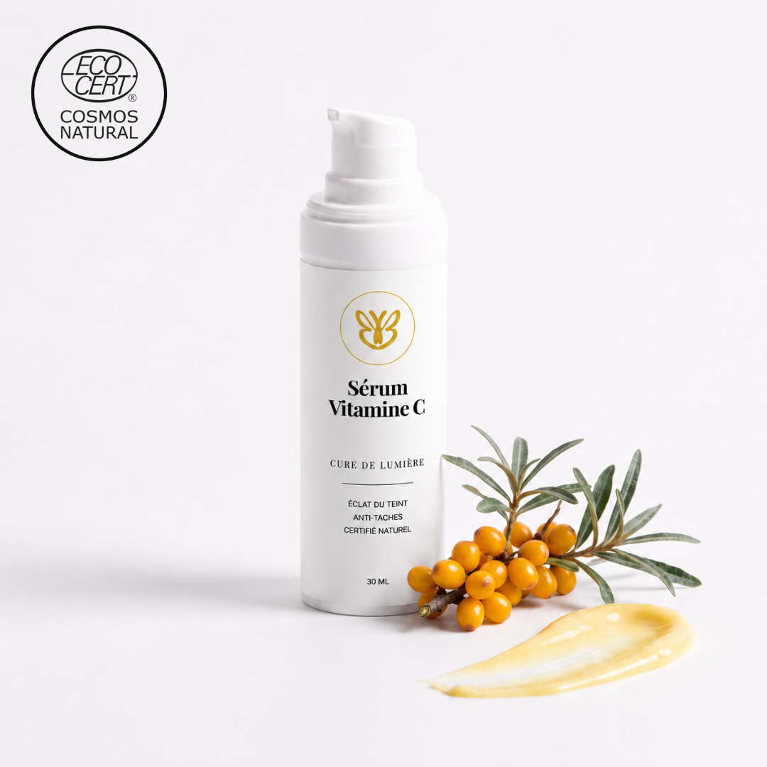 Sérum Vitamine C naturel pour raviver l'éclat des peaux matures